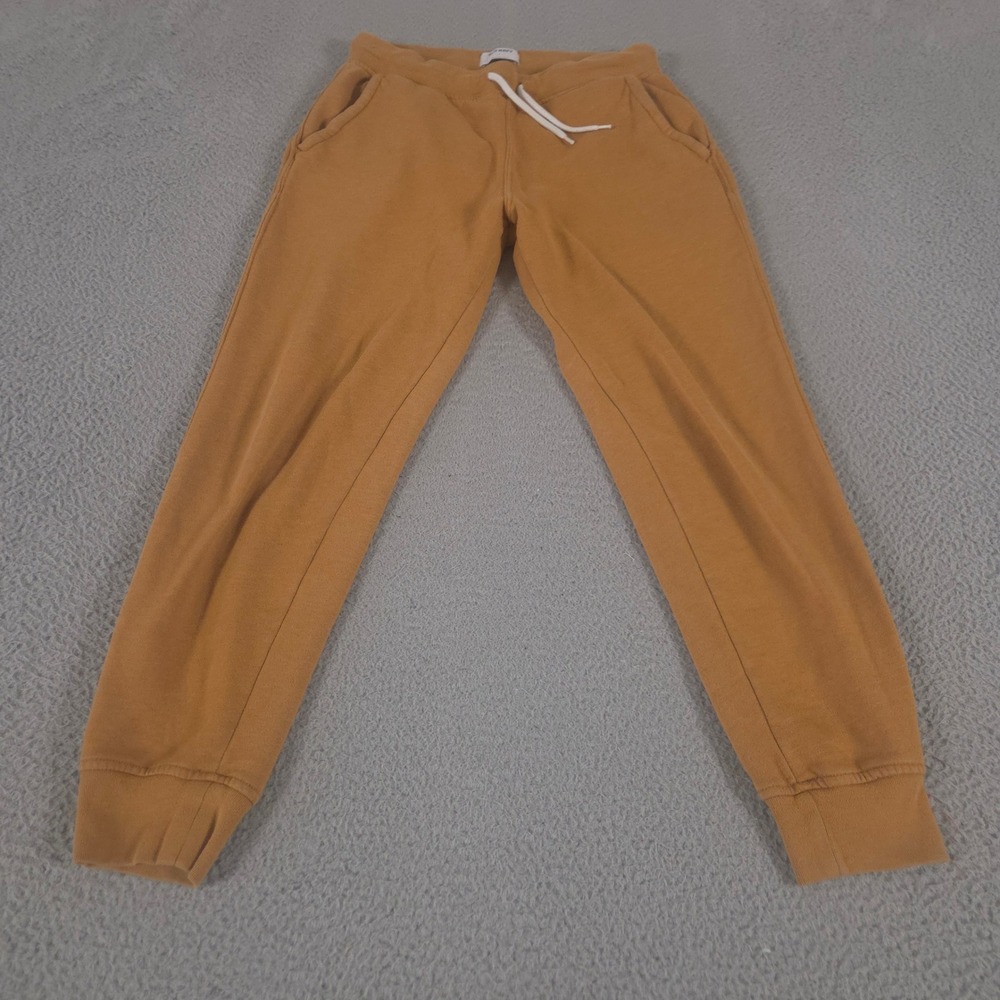 Old Navy Sweatpants Womens Small Gold Live-In Jogger Cotton Blend Tapered‎ Leg
